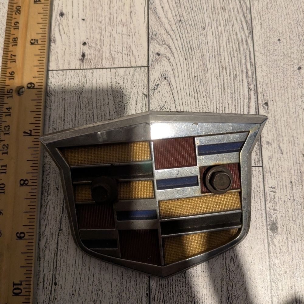 Cadillac Car Stereo Receiver Emblem - Multicolor
